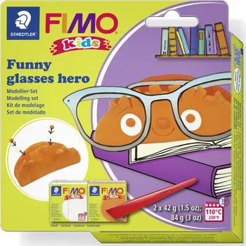 Výtvárné potřeby FIMO Staedtler Sada FIMO kids Funny BRÝLOVÝ HRDINA