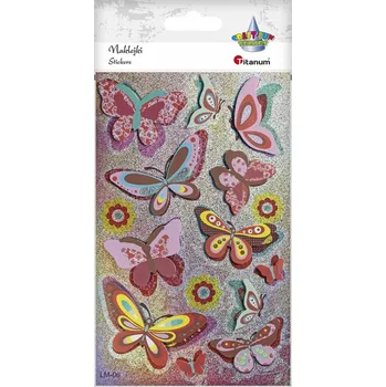 samolepka Titanum: 3D Samolepky Motýli
