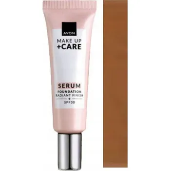 Podkladová báze na tvář AVON Make Up Care Podkladová Báze Sérum Matte SPF30 Foundation - 435N Warm Deep Tan