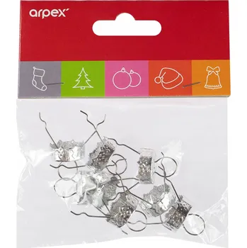 Vánoční ozdoba Záponky na vánoční ozdoby 8 ks