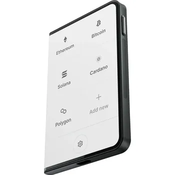 Peněženka Ledger Stax bezpečná peněženka pro kryptoměny BTC, ETH, NFT, černá