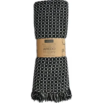 Přehoz na lůžko Deka Přehoz Aredo - 150x200 - Bavlna - černá