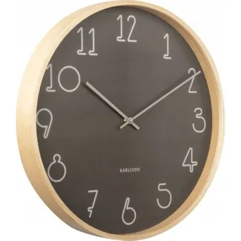 Hodiny Nástěnné hodiny SENCILLO šedé 40 cm šedé