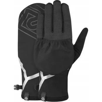 Rukavice Běžecké rukavice pánské i dámské RONHILL WIND-BLOCK GLOVE Černé M