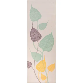 podložka na cvičení Podložka na jógu Bodhi Leela 4,5 mm s motivem listů