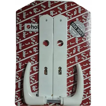 Dveřní kování Interiérová klika HOLAR, Dlouhá, Štítek s otvorem pro klíč