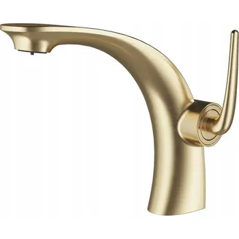 Vodovodní baterie Stojánková umyvadlová baterie KWG zlatá