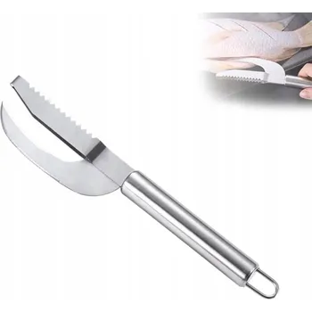 Kuchyňská škrabka ŠKRABKA NA RYBY RYBÁŘSKÁ ŠKRABKA NA ŠUPINY 3V1