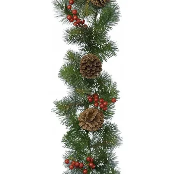 Vánoční dekorace Vánoční girlanda se šiškami 270 cm