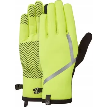 Rukavice Běžecké rukavice pánské i dámské RONHILL WIND-BLOCK GLOVE Žluté S