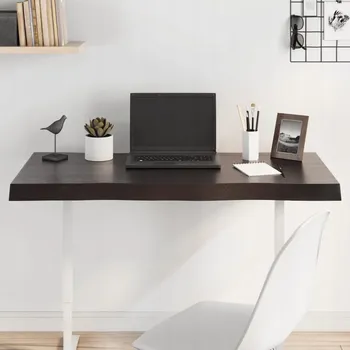Psací stůl VidaXL Stolová deska tmavě šedá 100x50x6 cm Dřevěná deska stolu