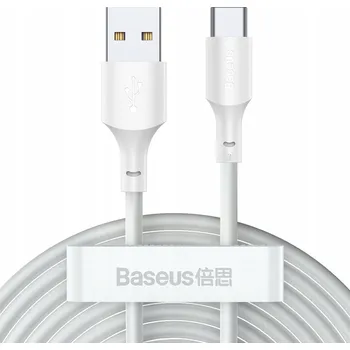 Datový kabel Kabel Baseus USB - USB-C 1,5 m bílý