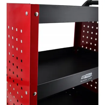 AWTOOLS DÍLENSKÝ VOZÍK KOVOVÝ 3 ÚROVNĚ + PERFORACE