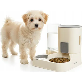 Miska pro psa Automatické krmítko z plastu Be-Active.pl, vícebarevné, 3,2 l