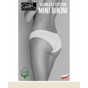 Podprsenka BEZEŠVÉ BAVLNĚNÉ MINI BIKINI M BÉŽOVÉ