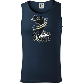 Basketball - jump shot - Tílko pánské Core - 2XL ( Námořní modrá (velmi tmavá - téměř černá) )