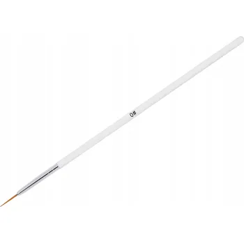 Štěteček Štětec na zdobení nehtů Manicure Tenký Bílý Velikost #0 10mm