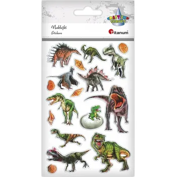 samolepka Realistické konvexní Samolepky Dinosauři Titanum
