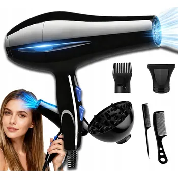 Fén Fén na vlasy Lewer Pro-100 2200W černý