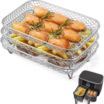 fritéza Vložka / Rošt 3patrový do horkovzdušné fritézy Ninja Air Fryer, gril