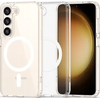 Pouzdro na mobilní telefon Zadní Kryt Tech-protect pro Samsung Galaxy S23, průhledný