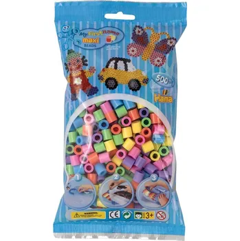 zažehlovací korálek HAMA Zažehlovací korálky v sáčku 500 ks pastelové MAXI