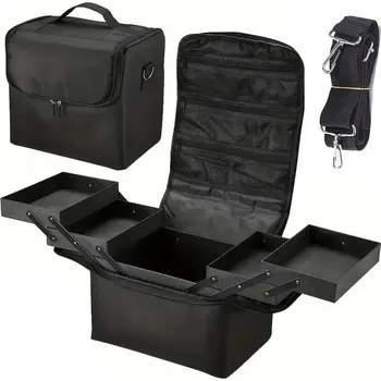 Kosmetická taška Organizér Kufřík Rozkládací úložný prostor na kosmetiku Kosmetická taška