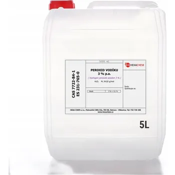 Dezinfekce Peroxid vodíku 3% p.a. - 5000 ml