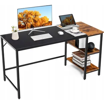 Psací stůl Obdélníkový psací stůl Costway 140 x 60 x 74 cm černý