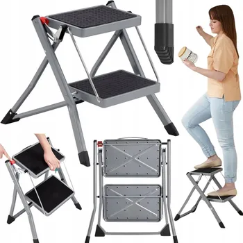 Žebřík Žebřík Songmics ocel, nosnost do 150 kg