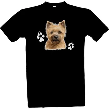 Pánské tričko Tričko s potiskem Cairn teriér z obou stran pánské