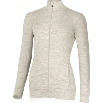 Dámská mikina Lasting dámská merino mikina SARMINA béžová Velikost: XL