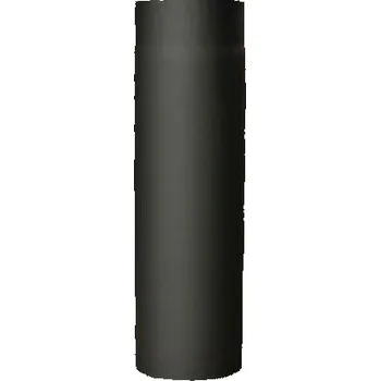 Kouřovod Trubka Eurometal s otvorem 120mm/1000 mm, tl. 1,5 mm, ČERNÝ