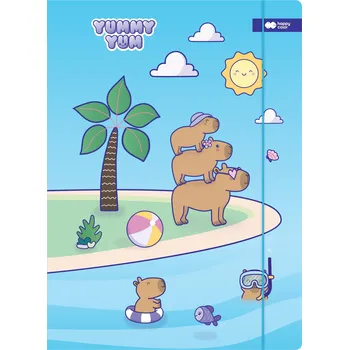 Desky s gumou A4 Yummy Yum Kapibary Happy Color