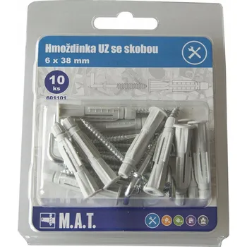 Hmoždinka Hmoždinka UZ 6x38mm se skobou ZB (10ks)