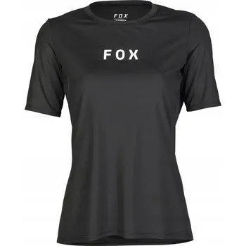 cyklistický dres FOX Dámský dres Ranger Wordmark Lady Black, S