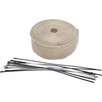 Lepicí páska Bazaltová termoizolační páska na tlumič 10M šedá