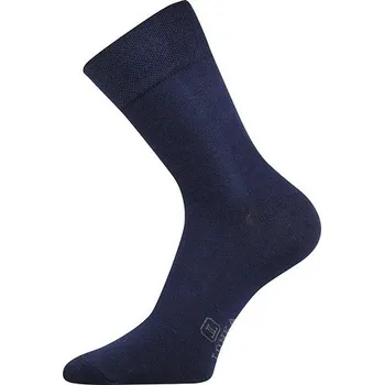 Pánské ponožky VoXX Boma Lonka Litex+DASILVER společenské ponožky Lonka - balení 3 páry, i nadměrné velikosti, DASILVER společenské ponožky Lonka - balení 3 páry, i nadměrné velikosti, Lonka, 111657 Tmavě modrá 32-34 (48-51)