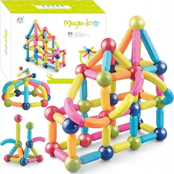 ostatní stavebnice Magnetické Stavebnice Cameleon sada 128 dílků pro děti 3+