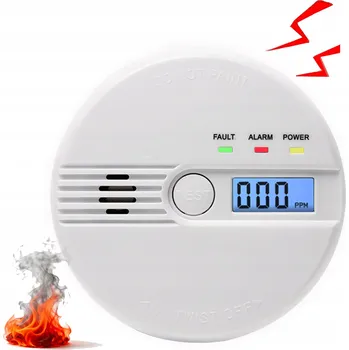 Detektor CO Detektor oxidu uhelnatého kouře a oxidu uhelnatého s certifikací - detektor alarm