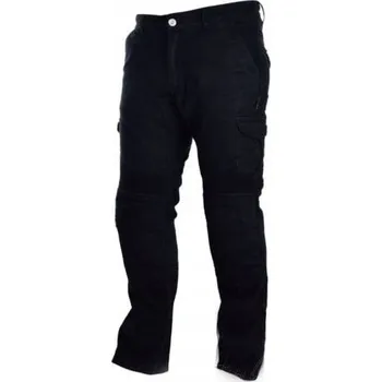 Moto bunda Motocyklové džíny LEOSHI BOJOVNÍKY ČERNÉ - 38