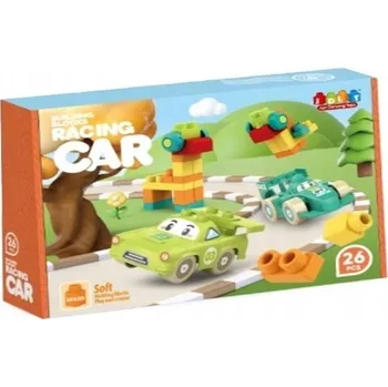 ostatní stavebnice DÁREK MĚKKÝCH AUTOMOBILOVÝCH STAVEBNICE 26 KUSŮ