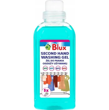 Prací gel Tekutý prací prostředek na barevné prádlo Blux 0,5 l