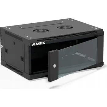 Rozvaděč Skříň závěsná 19" 4U 600x450, dveře skleněné jednokřídlé, zadní kryt plný