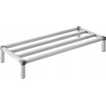 Obraz VEVOR Stojak Do Przechowywania 48x20x8" Regulowany Aluminiowy Stojak