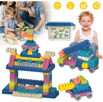 ostatní stavebnice KREATIVNÍ STAVEBNICE PRO STAVBU VILY, DOMU, CHATY 150 DÍLKŮ