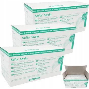 Vrták Líhové polštářky pro dezinfekci Softa Swabs 300 ks