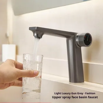 Vodovodní baterie Stojánková umyvadlová baterie KWG šedá