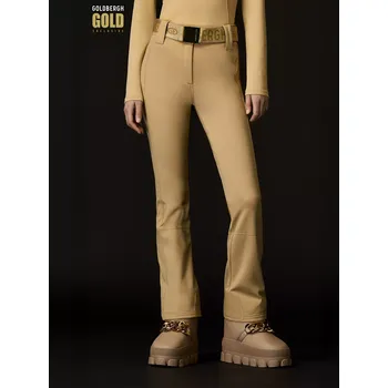 Snowboardové kalhoty Dámské lyžařské kalhoty Goldbergh Pippa Gold Caramello