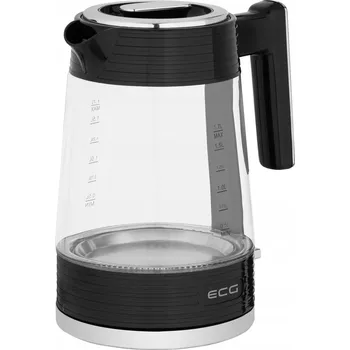Rychlovarná konvice Rychlovarná konvice ECG RK 1750 Stripe 2200 W 1,7 l průhledná